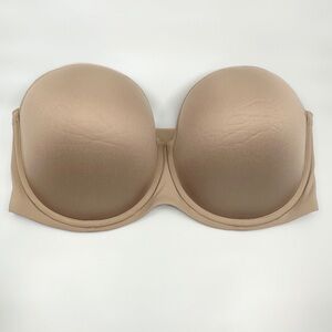 ThirdLove Convertible Strapless Bra Tan Size 40G Like New Condition - No Straps